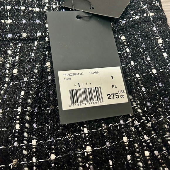 Kooples black twill shorts - Picture 3 of 8